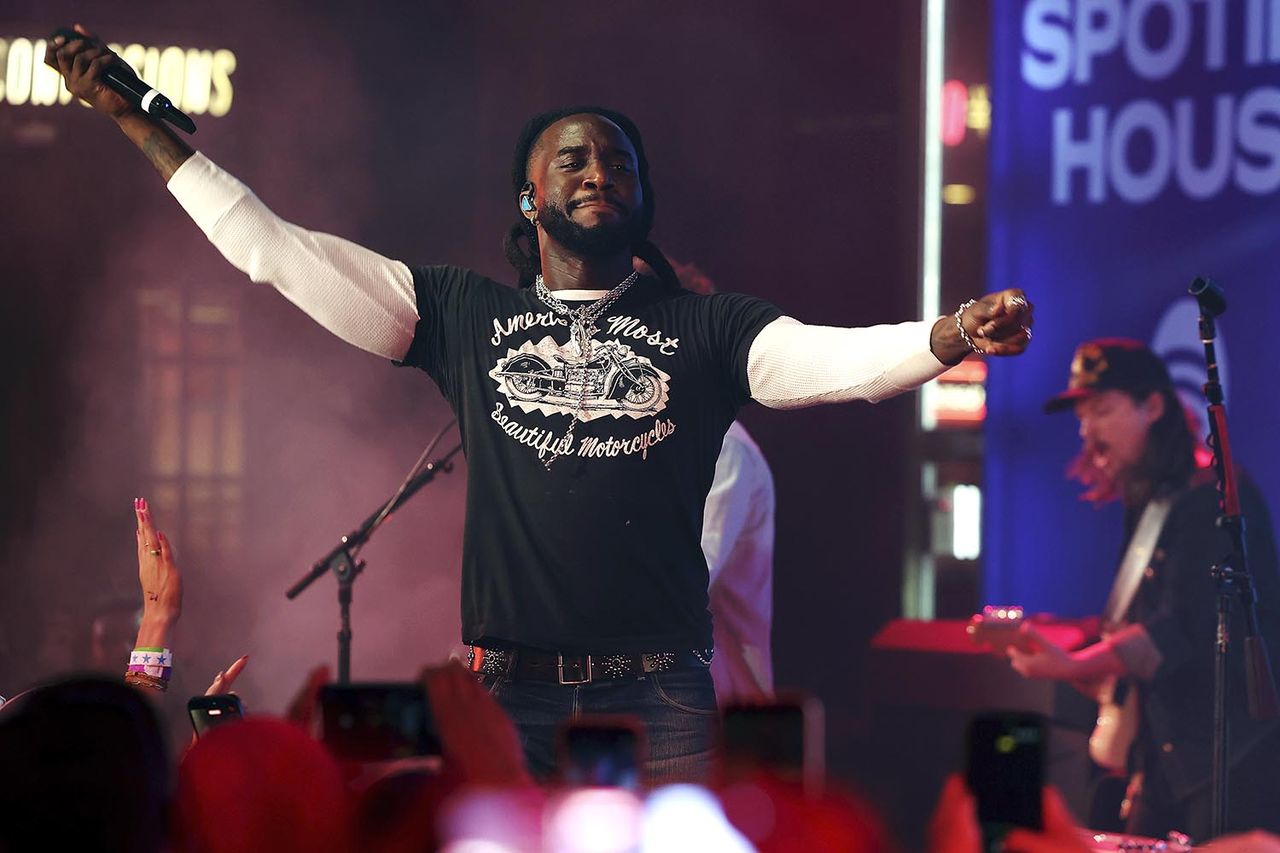 Shaboozey performs at Spotify House at CMA Fest 2026 - Day 3 at Ole Red on June 6, 2026 in NashvilleCredit: Brett Carlsen/Getty