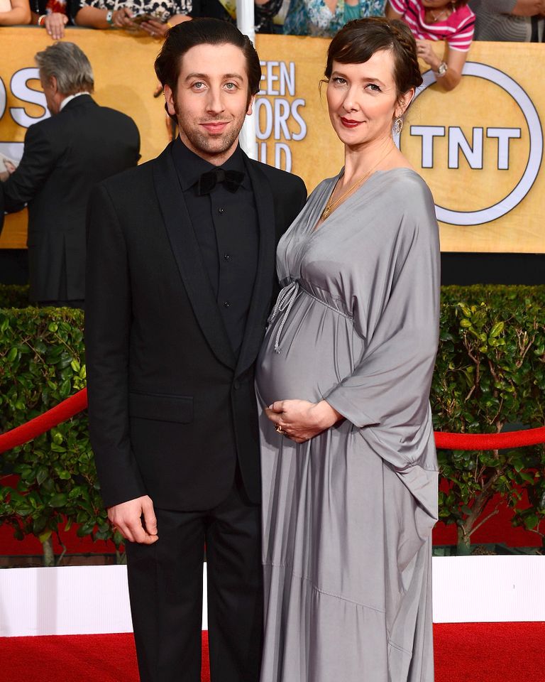Simon Helberg and his wife, Jocelyn Towne, in Jan. 2014.Credit: Mark Davis/WireImage