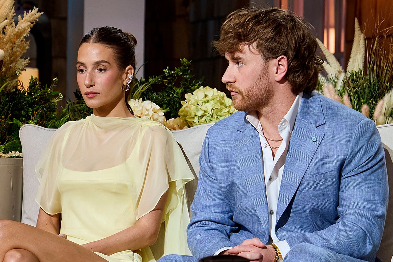 Amanda Batula and West Wilson during 'Summer House' reunionCredit: Jocelyn Prescod/Bravo