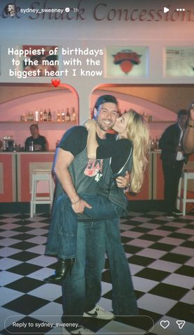 Sydney Sweeney Celebrates Scooter Braun’s birthday through her storyCredit: Sydney Sweeney/Instagram