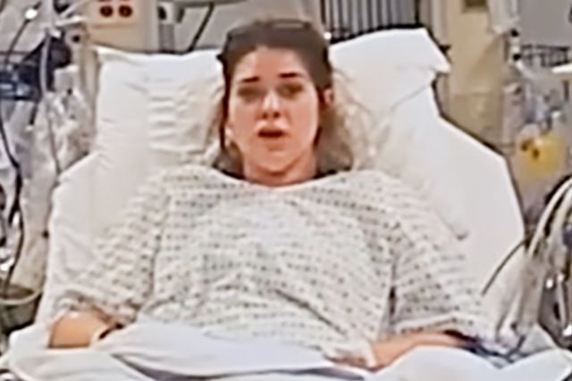 Taylor Parker Taylor Parker in the hospitalCredit: Netflix