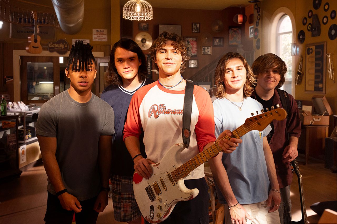 Zendé Murdock, Jeremy Yun, William Lipton, Axel Ellis and Jesse Golliher in 'The Runarounds'Credit: Pamela Littky/Prime Video