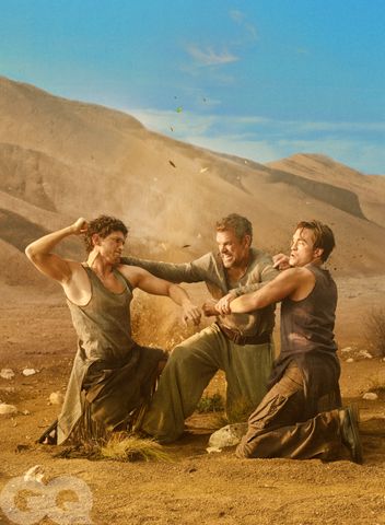 Tom Holland, Matt Damon and Robert Pattinson in GQ, June 2, 2026Credit: Alex Prager/GQ