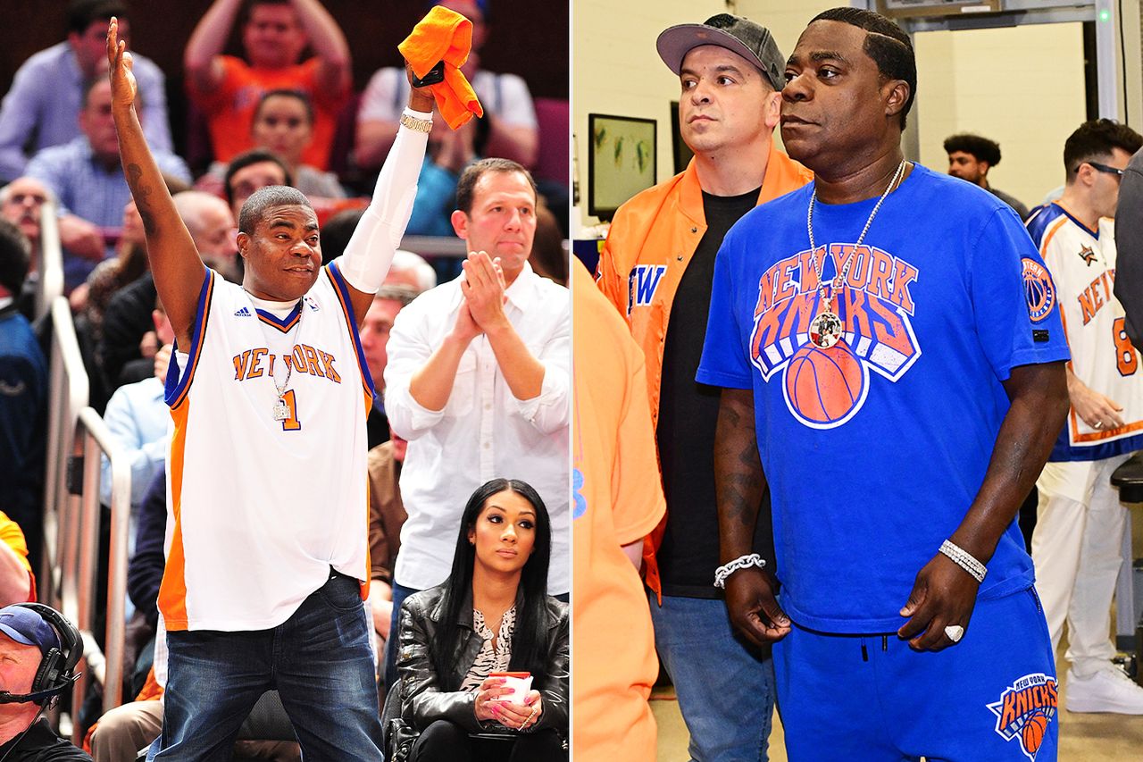 Tracy Morgan New York Knicks Tracy MorganCredit: James Devaney/WireImage; Adam Pantozzi/NBAE via Getty