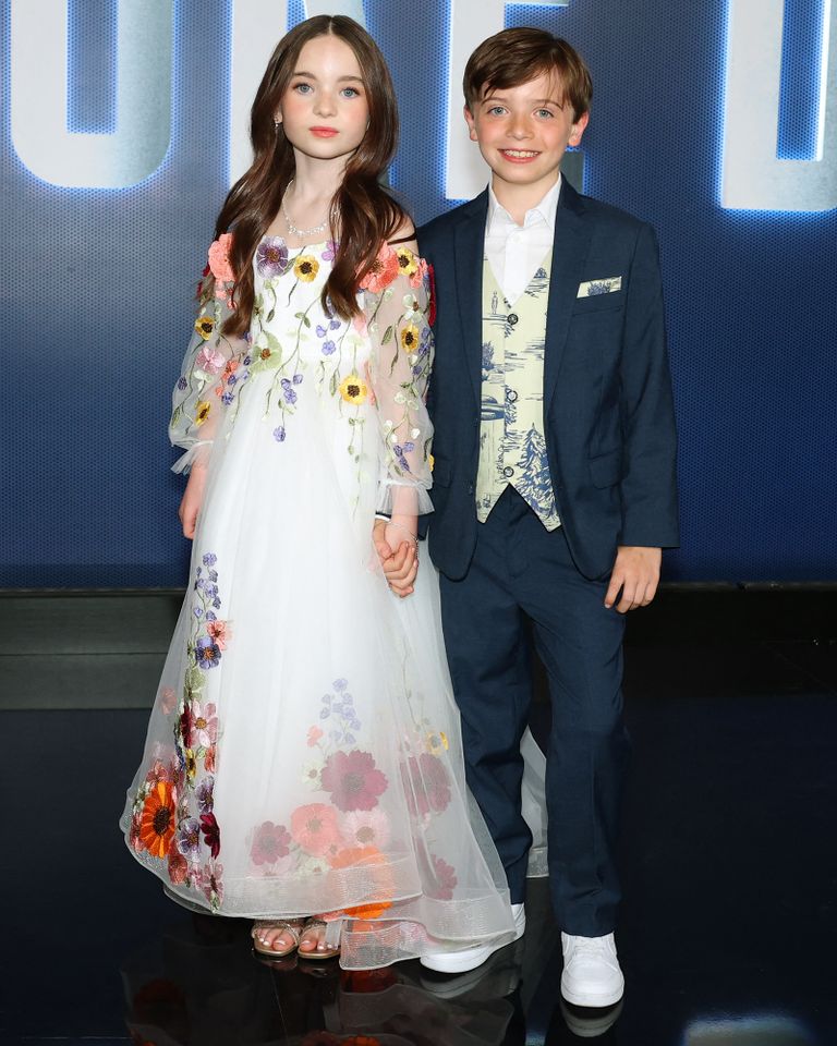 Tyler Maxwell Renaud and Delaney Anne Cuthbert at the N.Y.C. premiere of 'Disclosure Day' on June 8, 2026Credit: ANGELA WEISS / AFP via Getty