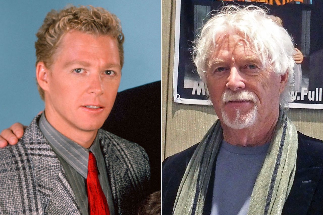 William Katt as Paul Drake, Jr. in 'The Case of the Shooting Star' (left); William Katt in 2024 (right).Credit: NBC/NBCU Photo Bank; Bobby Bank/Getty
