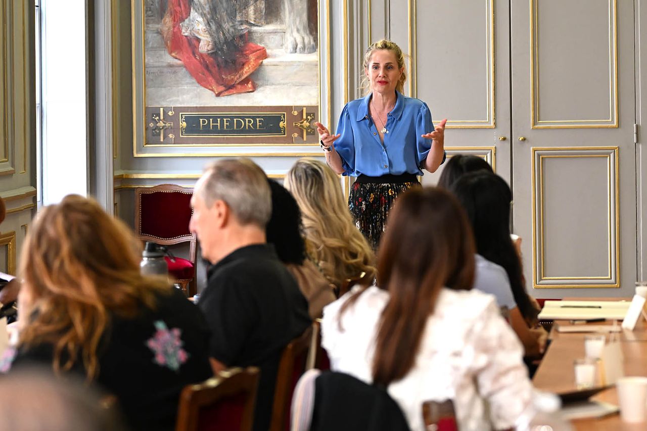 Kristen McGuiness at Story Magic ParisCredit: Ezra Eells