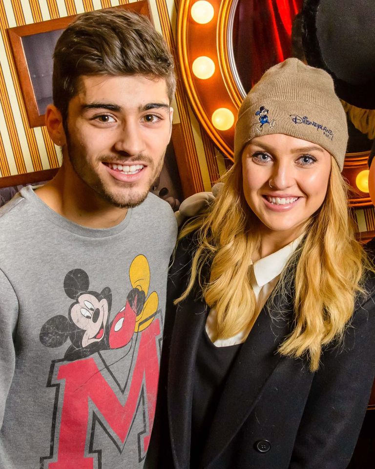 Zayn and Perrie celebrating Zayn's 21st birthday at Disneyland Paris. Zayn Malik and Perrie Edwards in Paris in January 2014Credit: Disney/Shutterstock