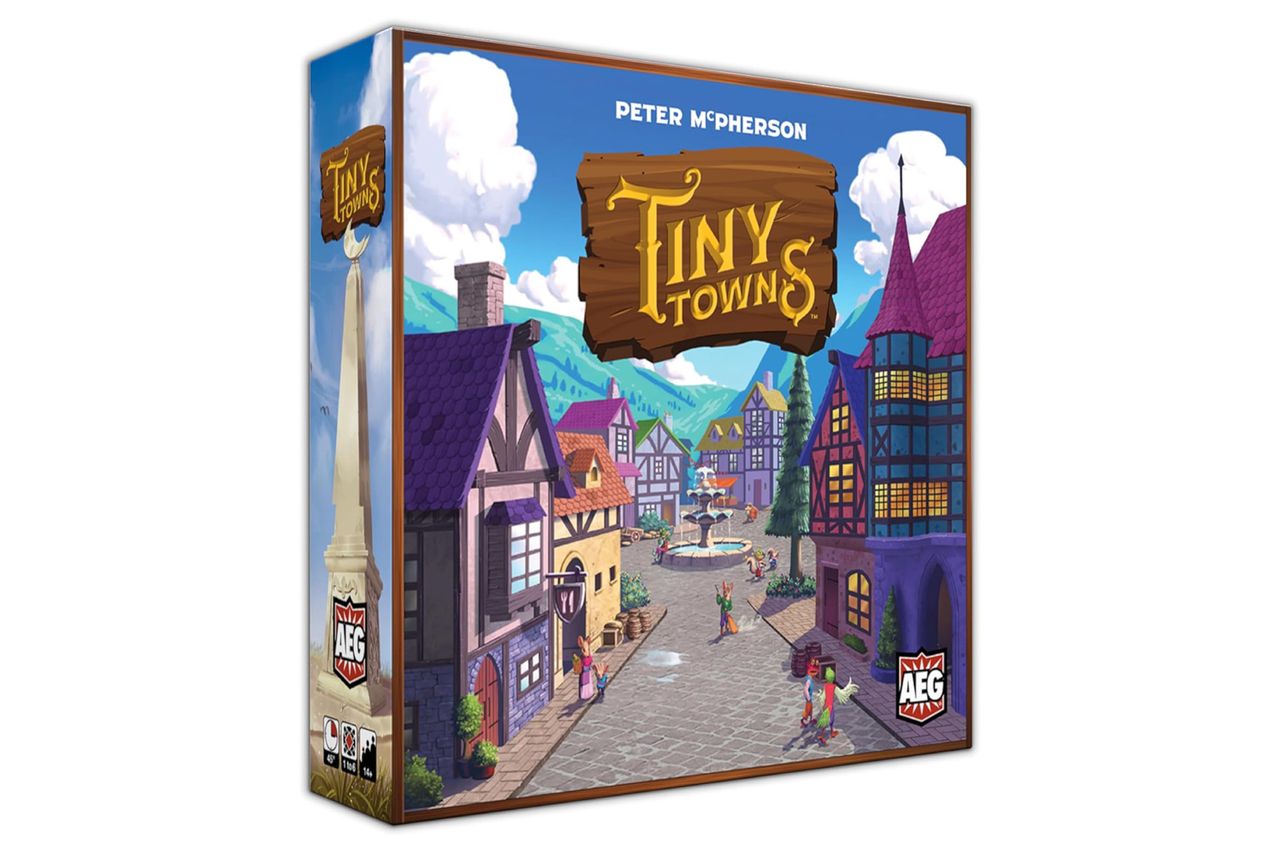 AEG Tiny Towns Award-Winning Abstract Strategy Board Game Credit: Amazon