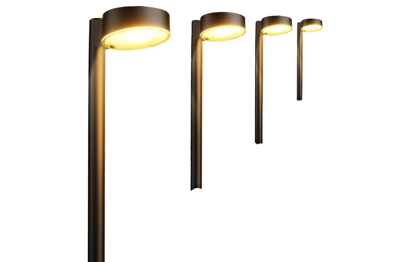 Ahaorigin 8 Pack Solar Pathway Lights Outdoor, 12 Brighter LEDs Solar Lights Outdoor Waterproof, Up to 12 Hrs Modern Path Light for Yard Garden Walkway Driveway Lawn, Warm White Credit: Amazon