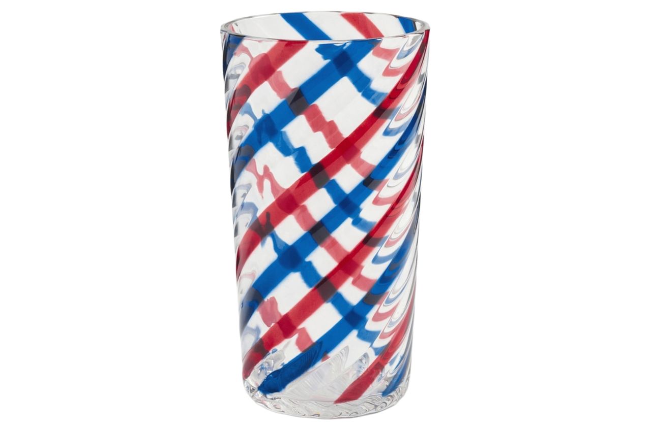 Americana Stripe Outdoor Tumblers Credit: Pottery Barn