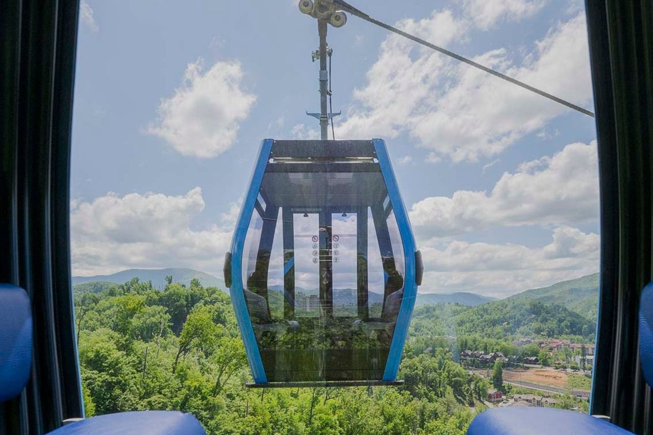 World’s First All-Glass Gondola Ride Just Opened in the Smoky Mountains in Tennessee The Crystal Express all-glass gondola at the Anakeesta amusement park in TennesseeCredit: Anakeesta