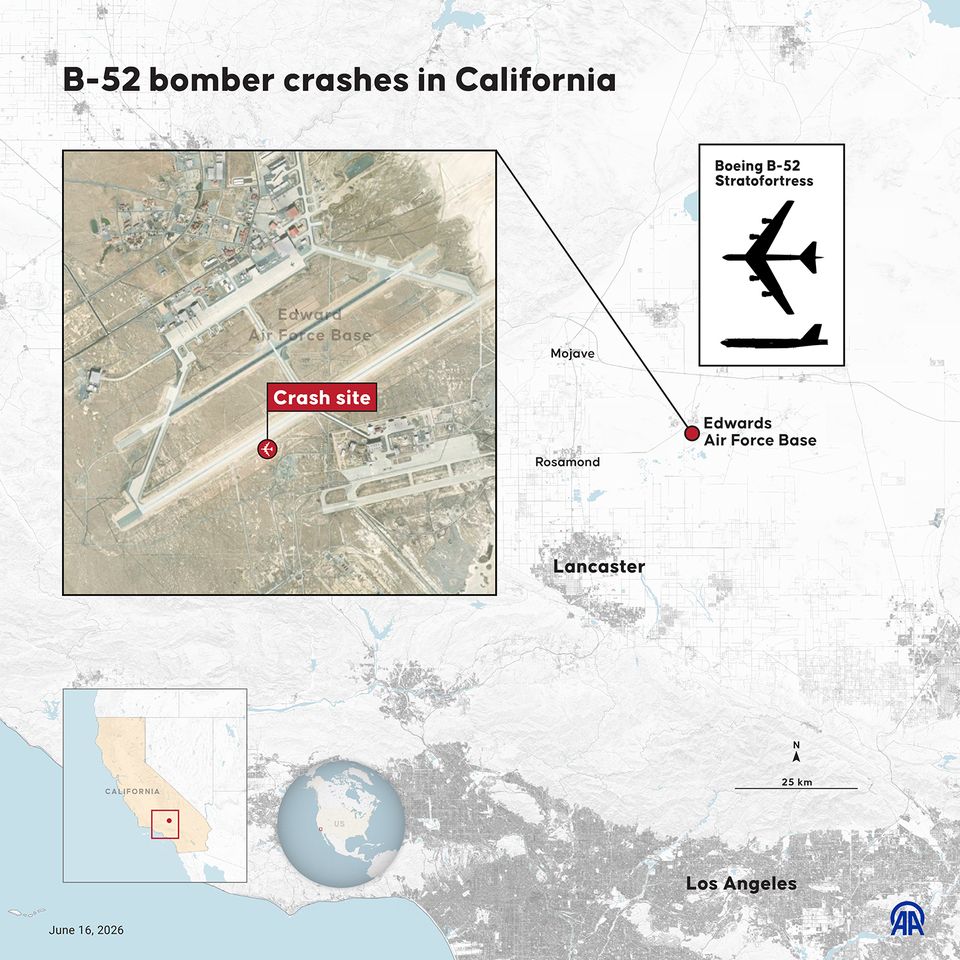 An infographic titled An infographic of the crash siteCredit: Yasin Demirci/Anadolu via Getty