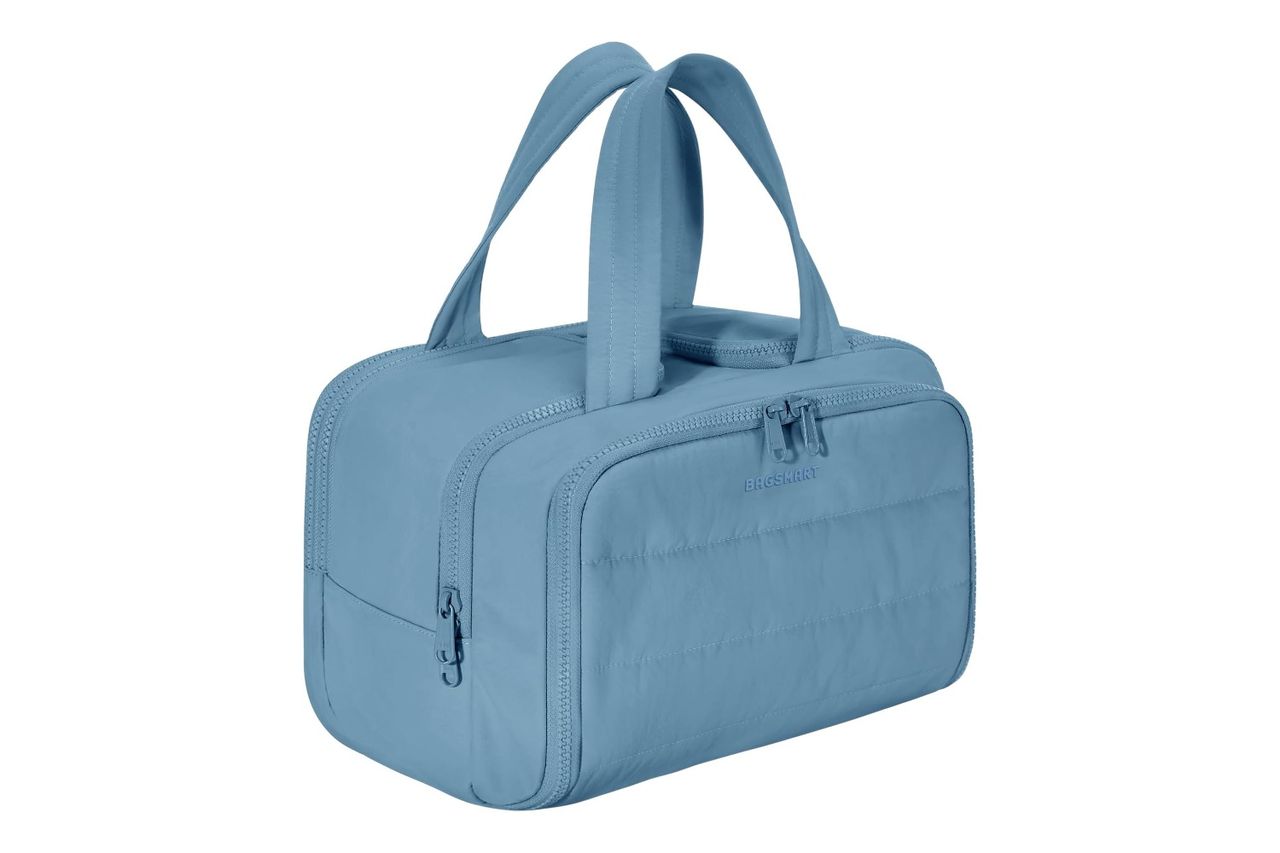 BAGSMART Travel Toiletry Bag Steel Blue Credit: Amazon