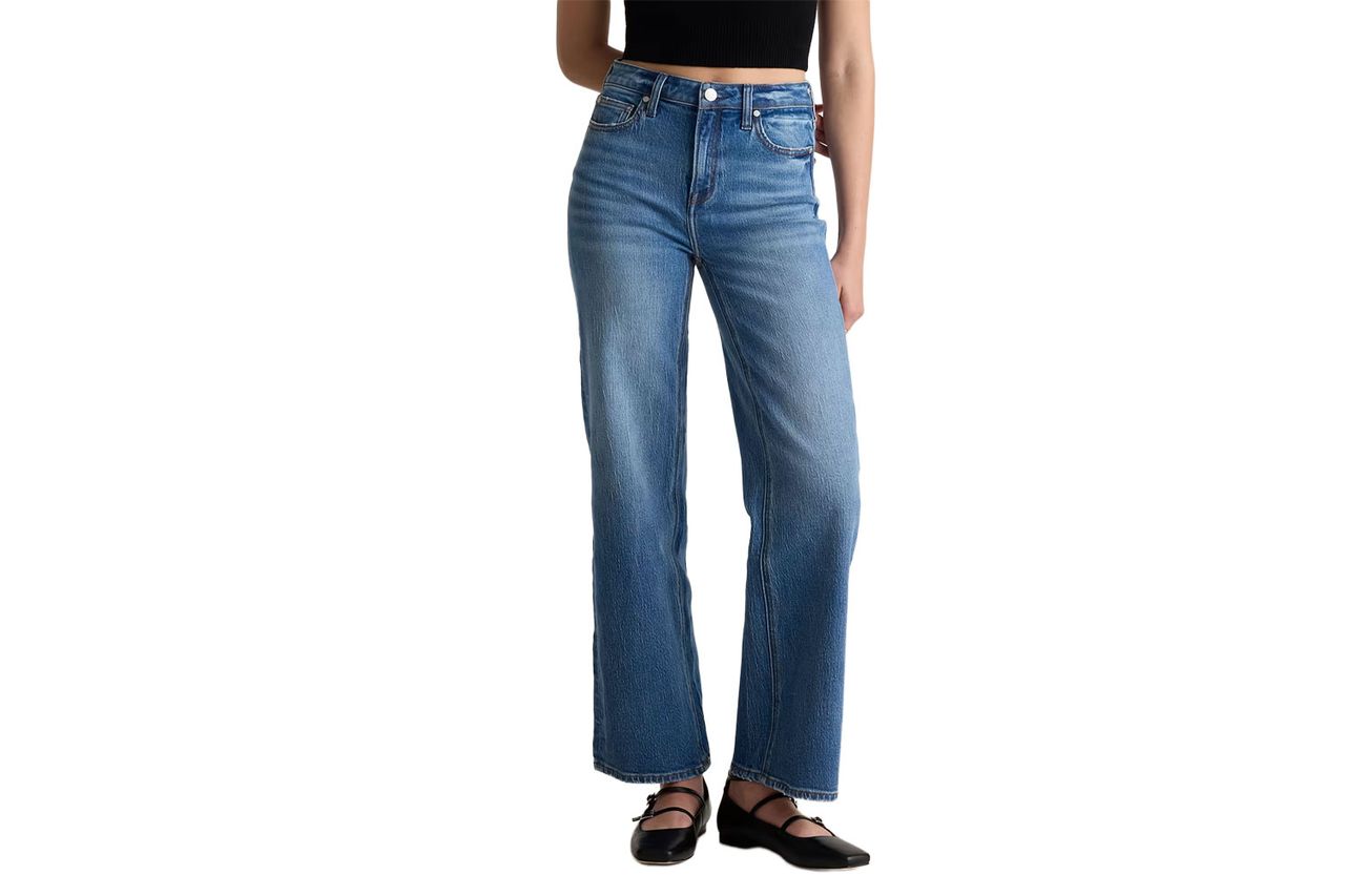 Bella Stretch Relaxed Straight Jeans Credit: Quince