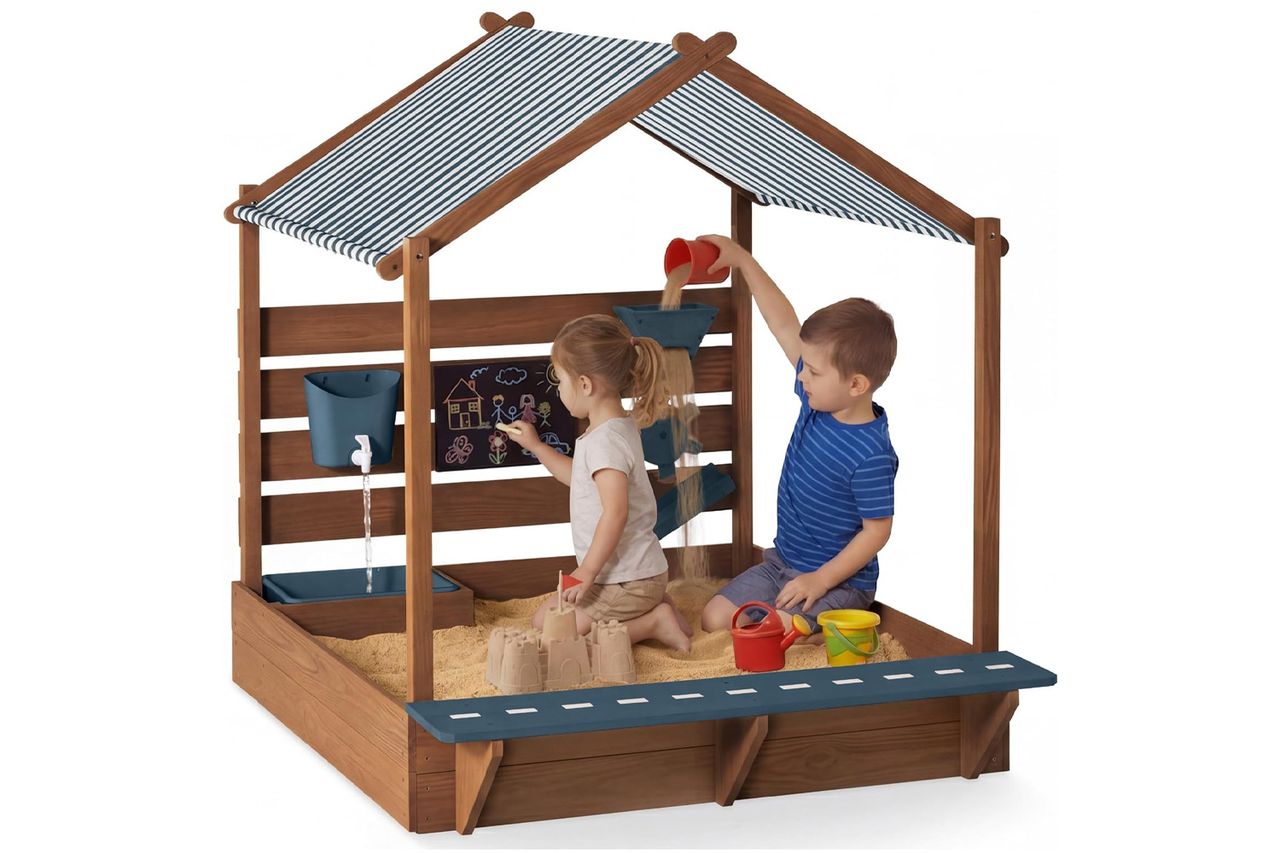 Best Choice Products Sandbox with Canopy Credit: Amazon