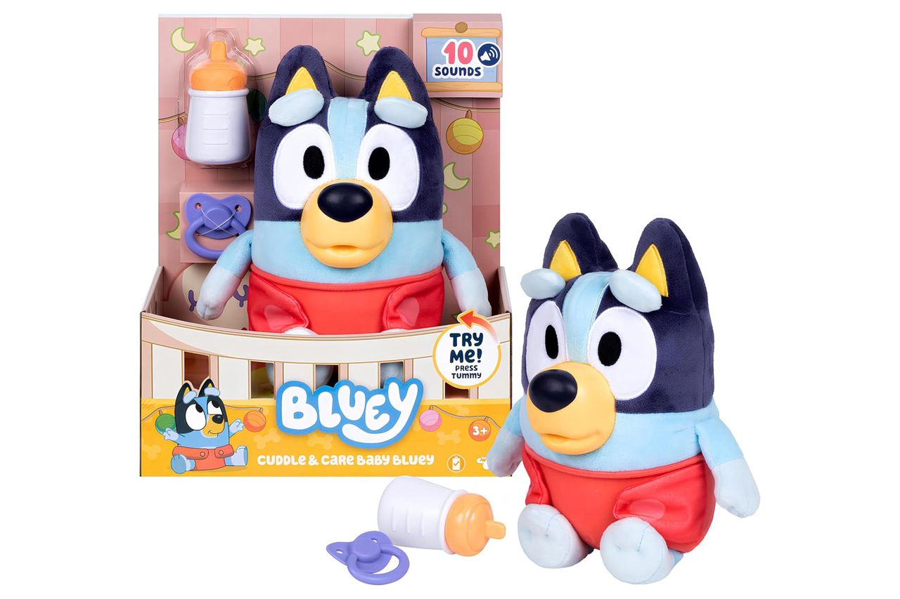 Bluey Care and Cuddle Soft Baby Toy Plush Credit: Amazon