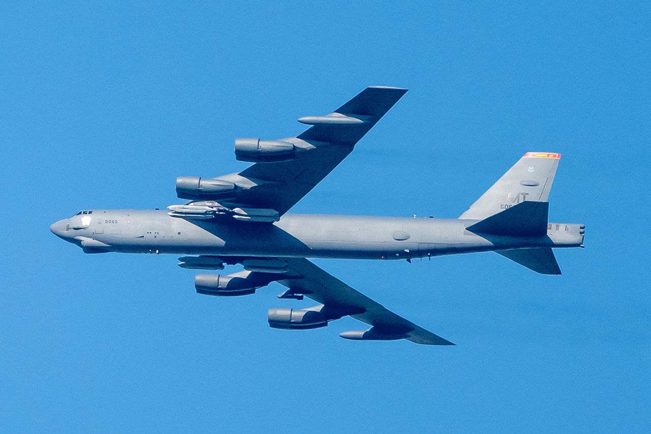 A Boeing B-52 Stratofortress bomber A Boeing B-52 Stratofortress bomber (stock image)Credit: Matthew Horwood/Getty