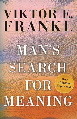 The cover of 'Man's Search for Meaning' by Viktor E. Frankl