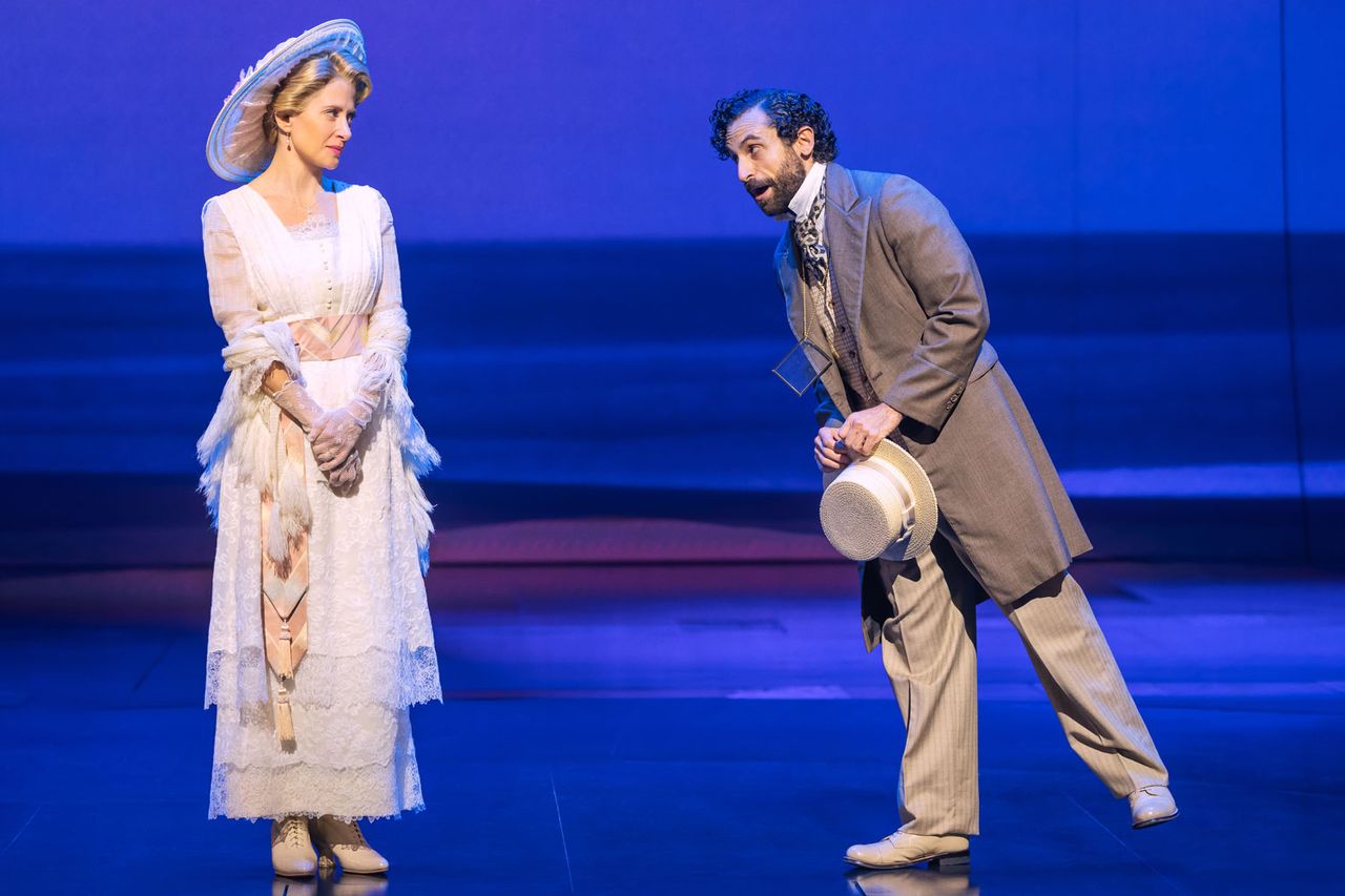 Caissie Levy and Brandon UranowitzCredit: Matthew Murphy