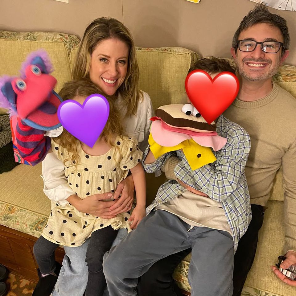 Caissie Levy and her husband, David Reiser, with their childrenCredit: caissielevy/Instagram