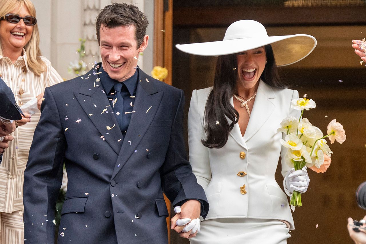 Dua Lipa and Callum Turner after their wedding ceremony in London on May 31, 2026Credit: Associated Newspapers Ltd / Shutterstock