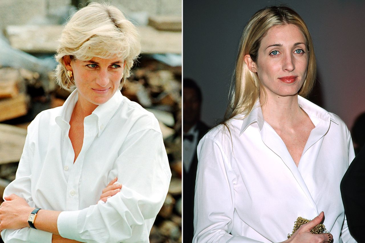 princess diana carolyn bessette kennedy Princess Diana in 1997; Carolyn Bessette Kennedy in 1999Credit: Tim Rooke/Shutterstock; Evan Agostini/Liaison/AP