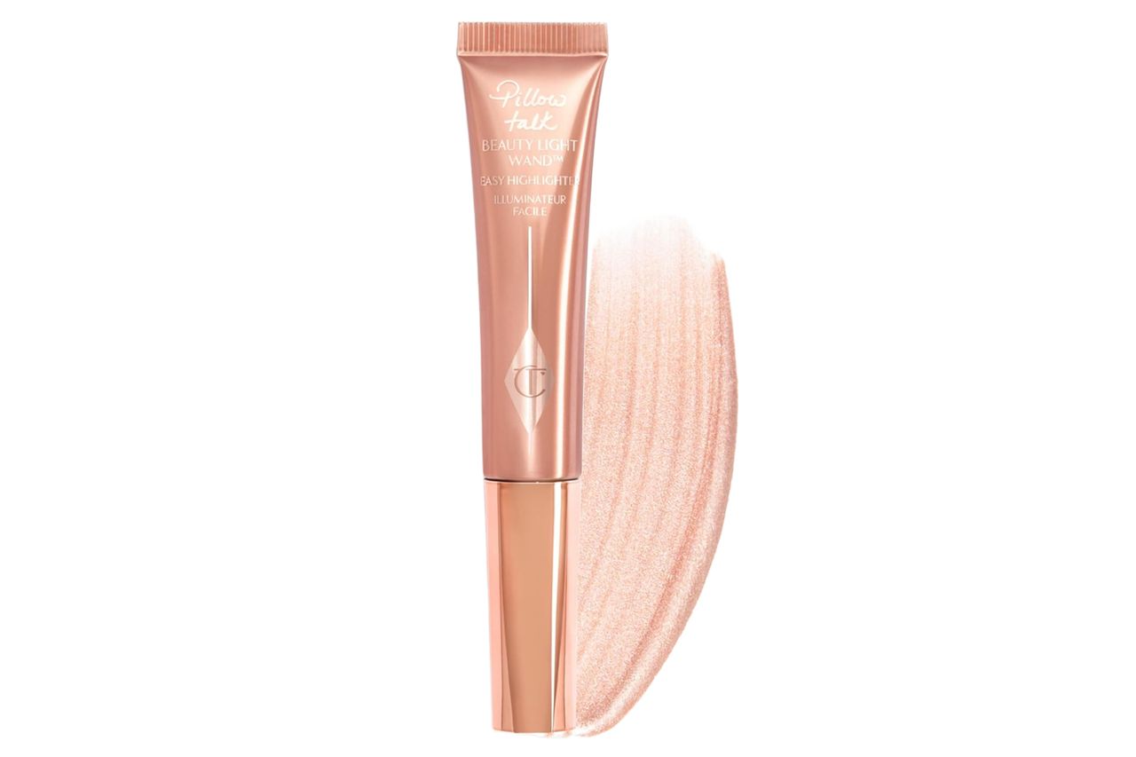 Charlotte Tilbury Beauty Light Wand Liquid Highlighter Makeup - Soft-Focus Highlighter & Blush for Cheeks - Pearlescent, Weightless Radiant Finish Credit: Amazon