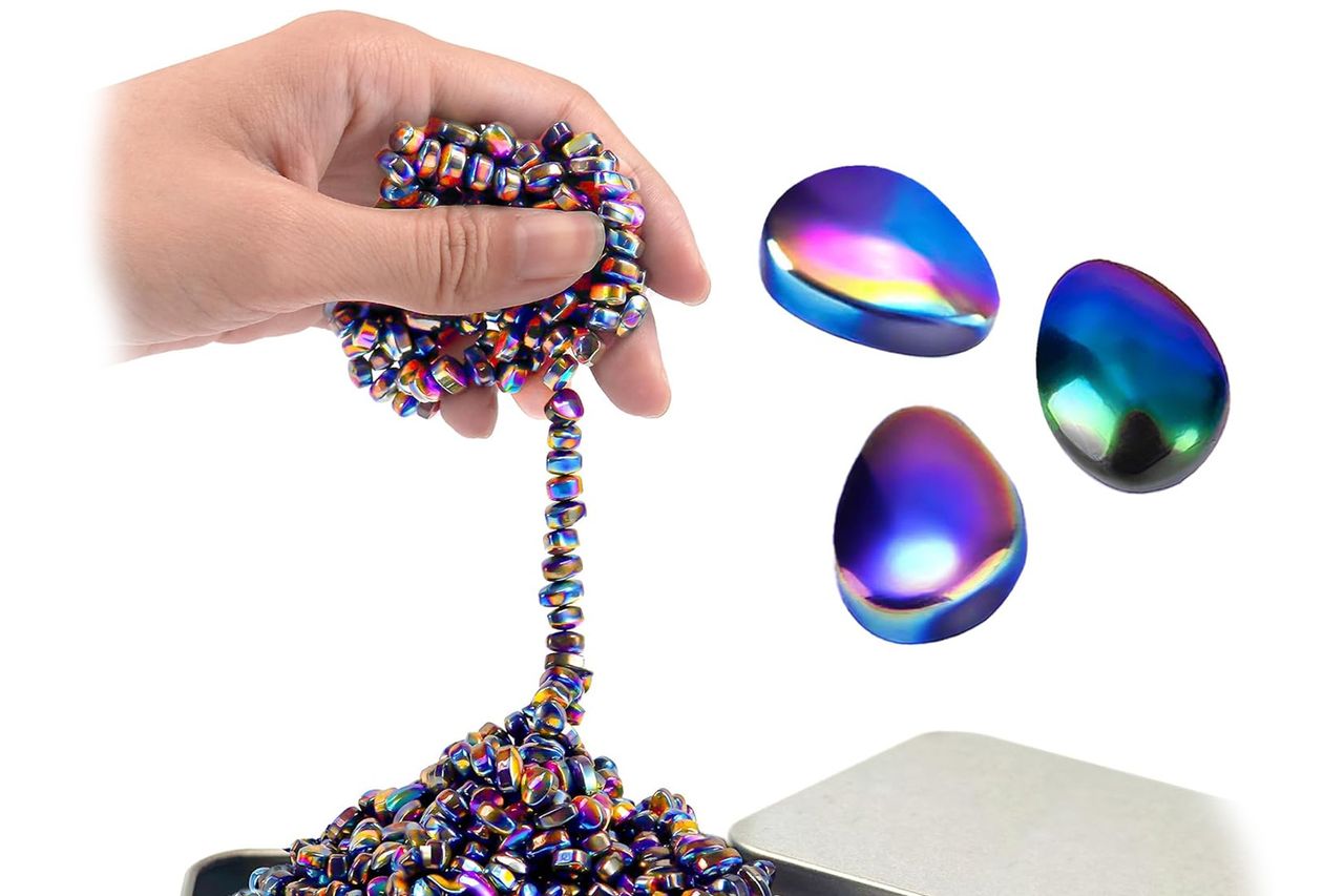 Chilvil Fidget Toys for Teen Boys Adult, Metal Squishy Squeeze Toys Credit: Amazon