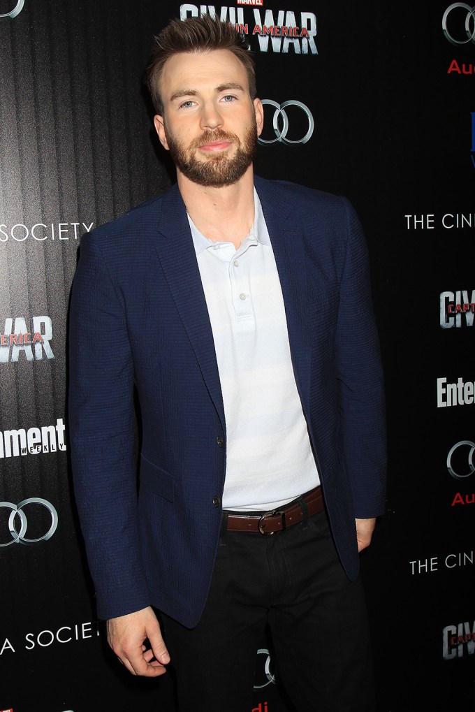 Chris Evans At The ‘Captain America: Civil War’ Premiere