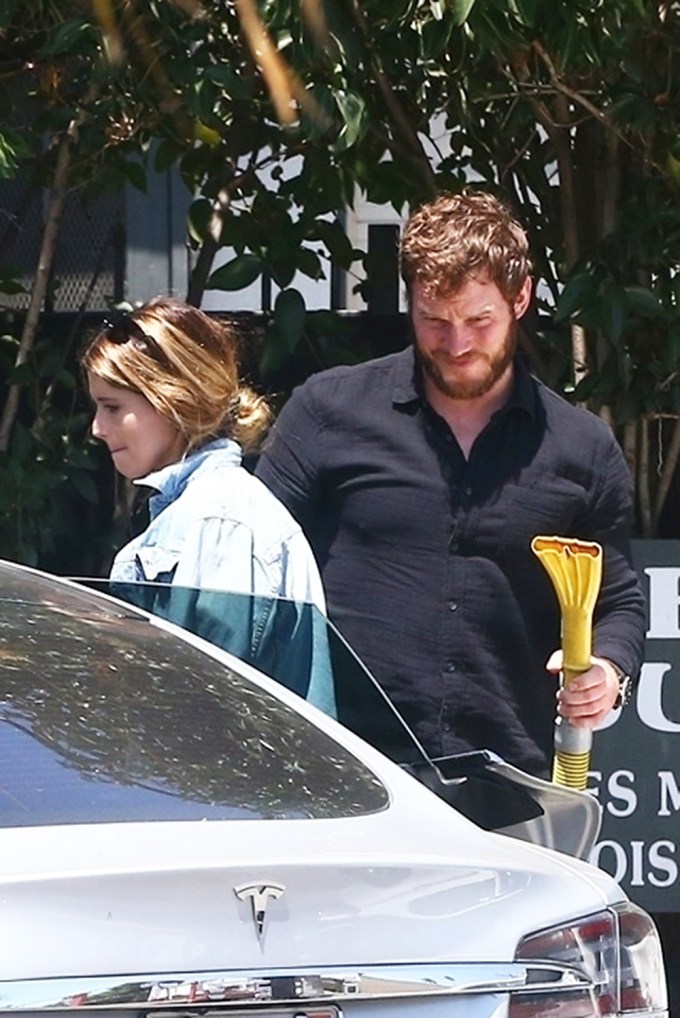 Chris Pratt with then-girlfriend katherine Schwarzenegger