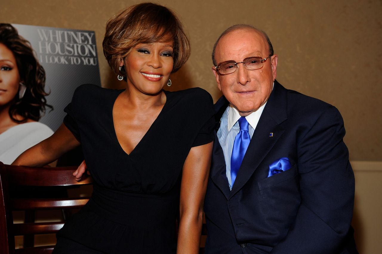 Whitney Houston and Clive Davis at the Beverly Hilton Hotel on July 23, 2009.Credit: Frank Micelotta/Getty