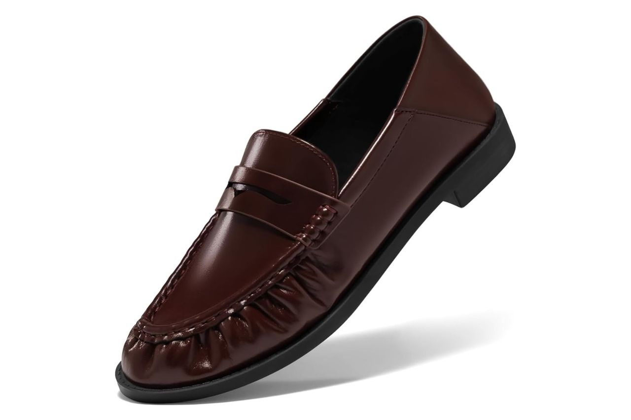 Coutgo Penny Loafers For Women Comfortable Slip On Shoes Credit: Amazon