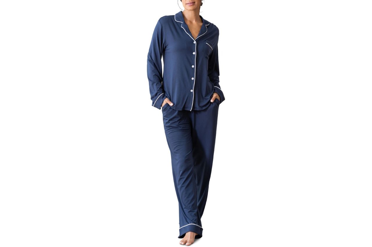 Cozy Earth Viscose From Bamboo Long Sleeve Pajama Set Credit: Amazon