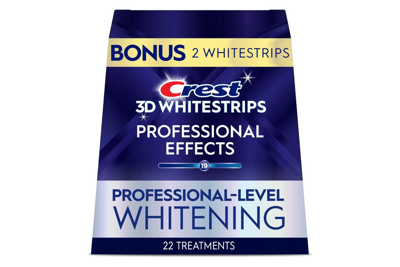 Crest 3D Whitestrips Professional Effects Teeth Whitening Kit Credit: Amazon
