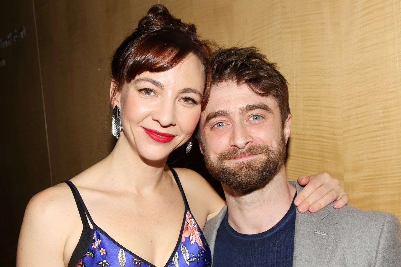 Erin Darke and Daniel Radcliffe at the opening night of 