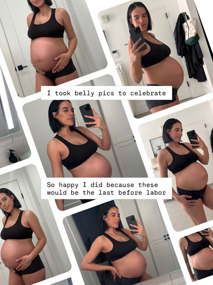 Danielle Olivera shares bump pics after her 28-week checkupCredit: Danielle Olivera/Instagram