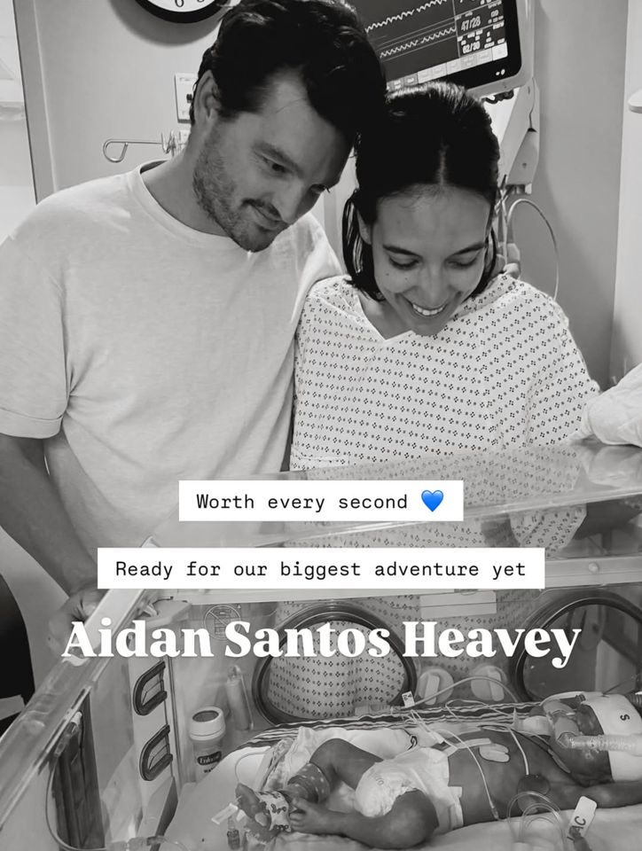 Eoin Heavey and Danielle Olivera with AidanCredit: Danielle Olivera/Instagram