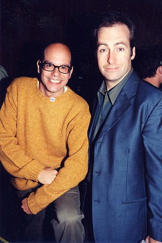 David Cross (left) and Bob Odenkirk at a 1998 'Mr. Show' party in Los Angeles.Credit: Jeff Kravitz/FilmMagic, Inc