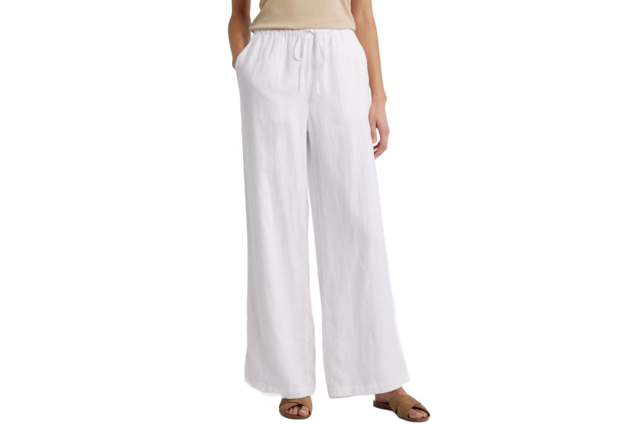 Easy Wide Leg Linen Pants Credit: Nordstrom