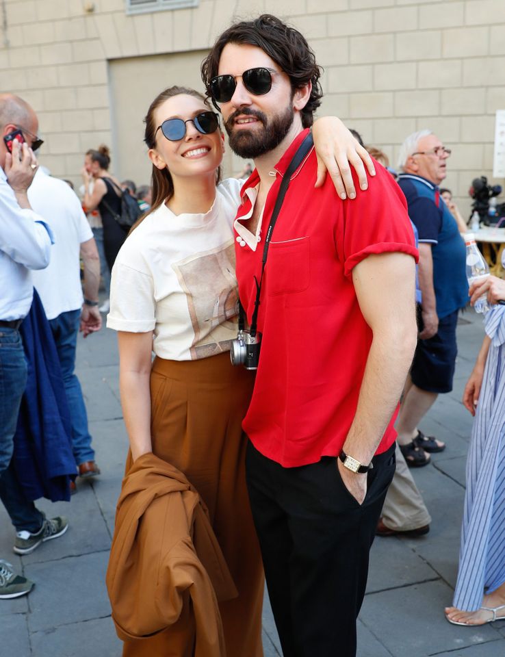 Rosetta Getty's Third Annual Tuscany Weekend, Dinner Party Elizabeth Olsen and Robbie Arnett in 2018.Credit: Dave Benett/Getty
