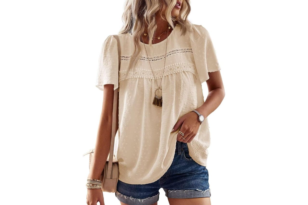 Falechay Chiffon Blouse Credit: Amazon