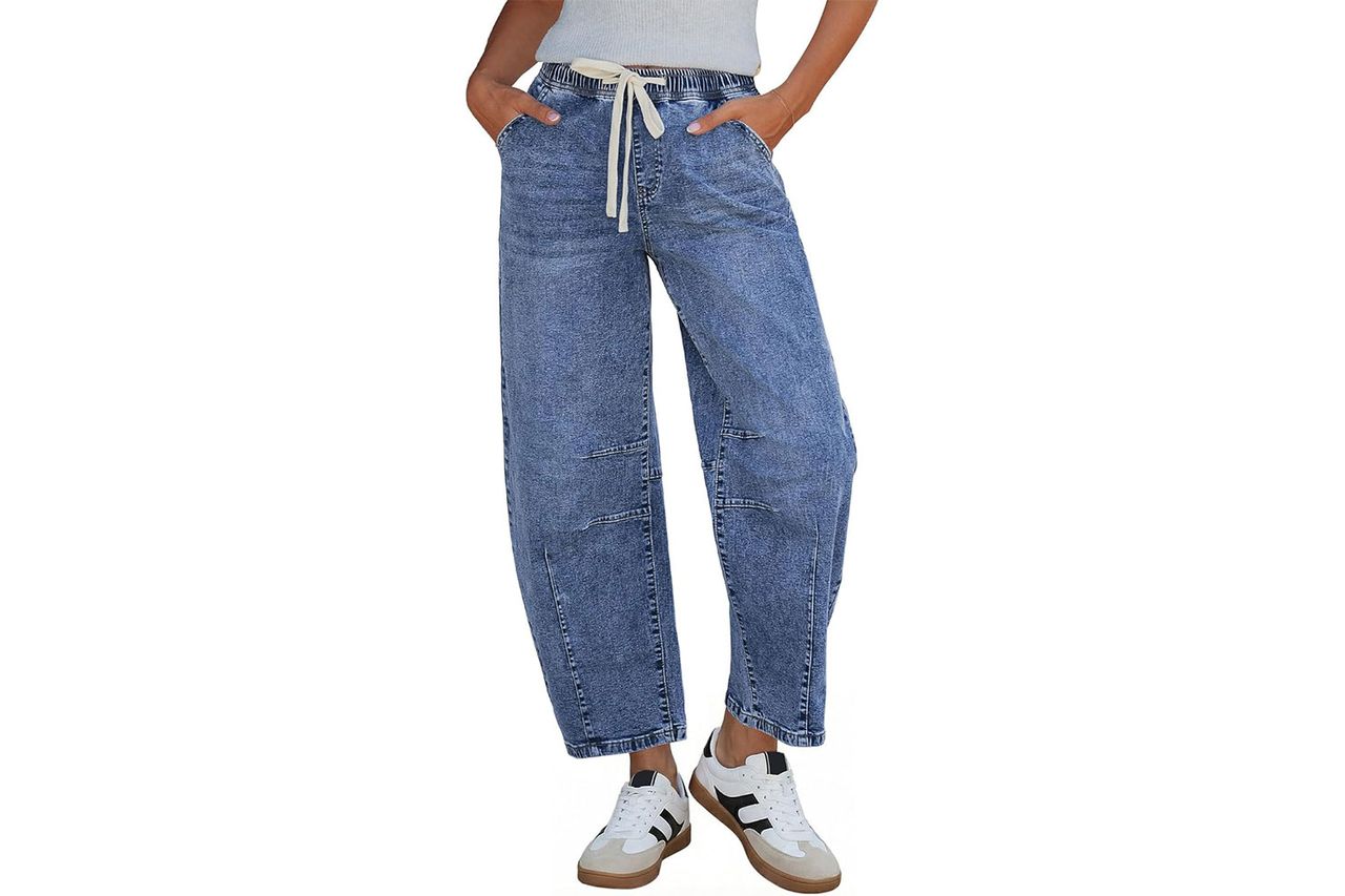 GRAPENT Barrel Jeans for Women Trend Credit: Amazon