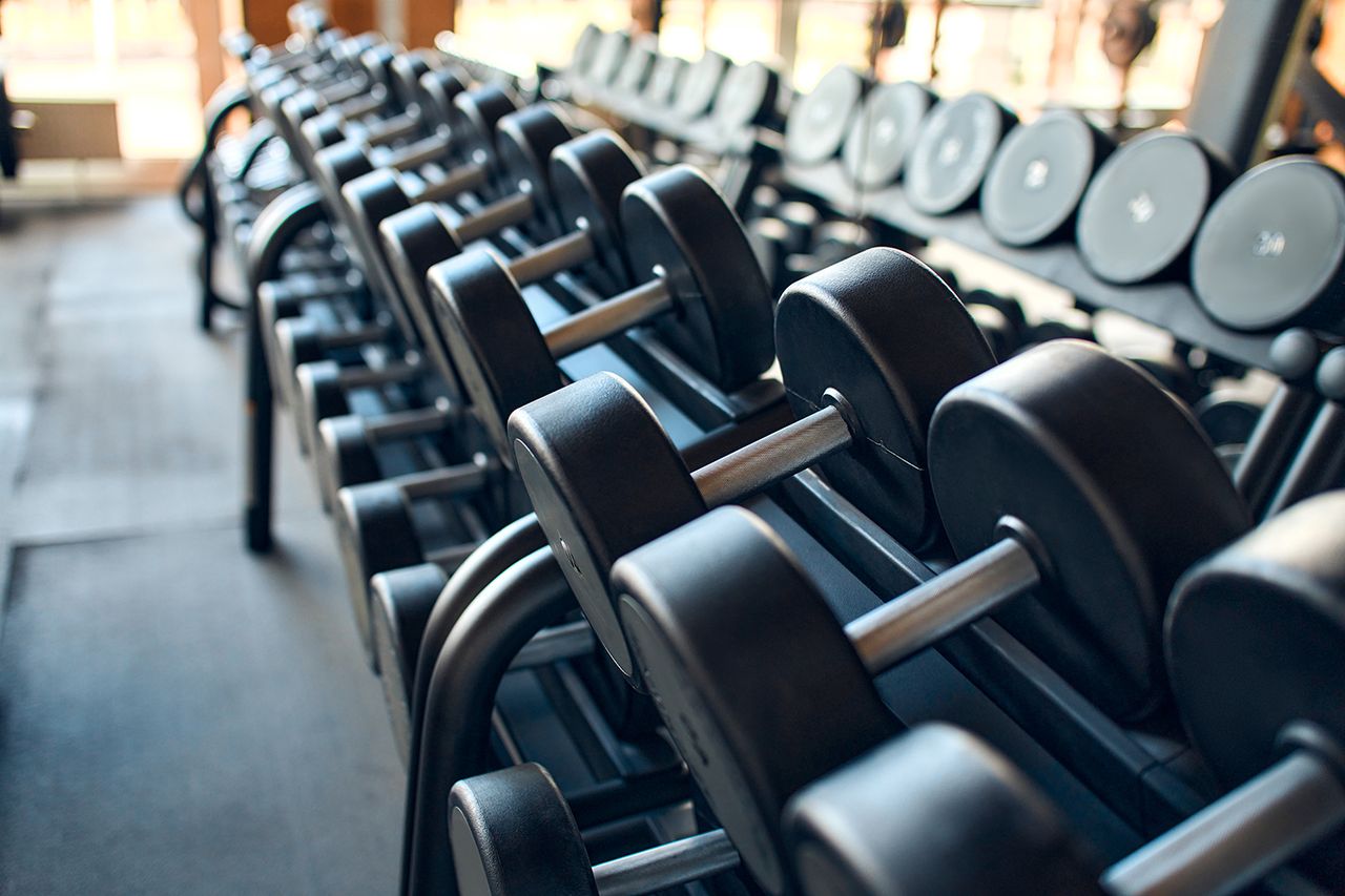 gym weights Weights in a gym (stock image).Credit: getty
