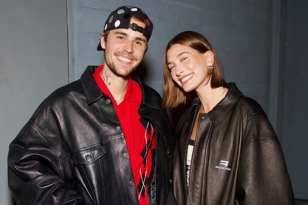 Justin and Hailey Bieber Match in Leather Jackets as They Join Tori Kelly to Support Victoria Monet at The 2nd Night of Her Sold Out Jaguar Tour, Los Angeles, USA - 12 Oct 2023 Justin Bieber and Hailey Bieber in 2023Credit: Diggzy/Shutterstock