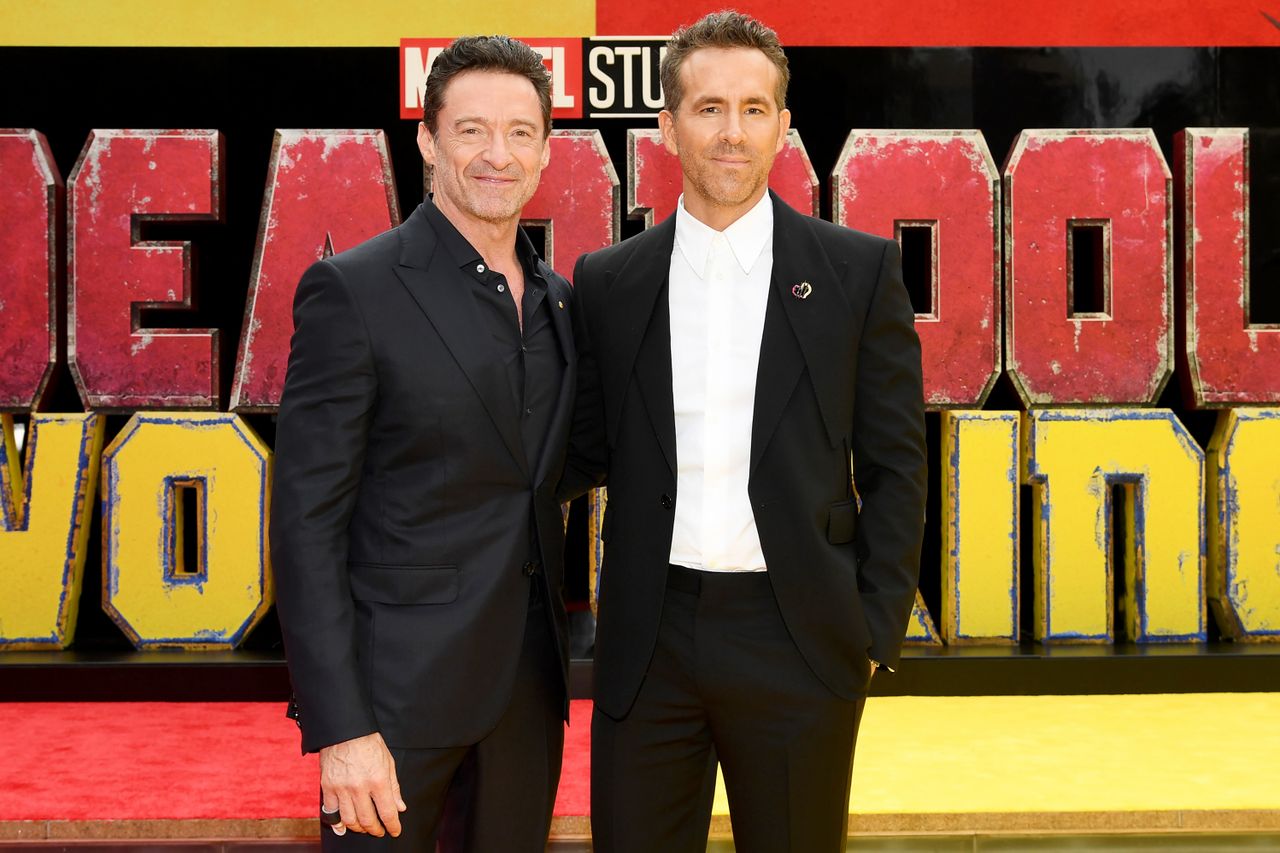 Hugh Jackman and Ryan Reynolds attend the Deadpool & Wolverine World Premiere at the David H. Koch Theater on July 22, 2024 in New York City Hugh Jackman and Ryan Reynolds at the world premiere of 'Deadpool & Wolverine'Credit: Noam Galai/Getty