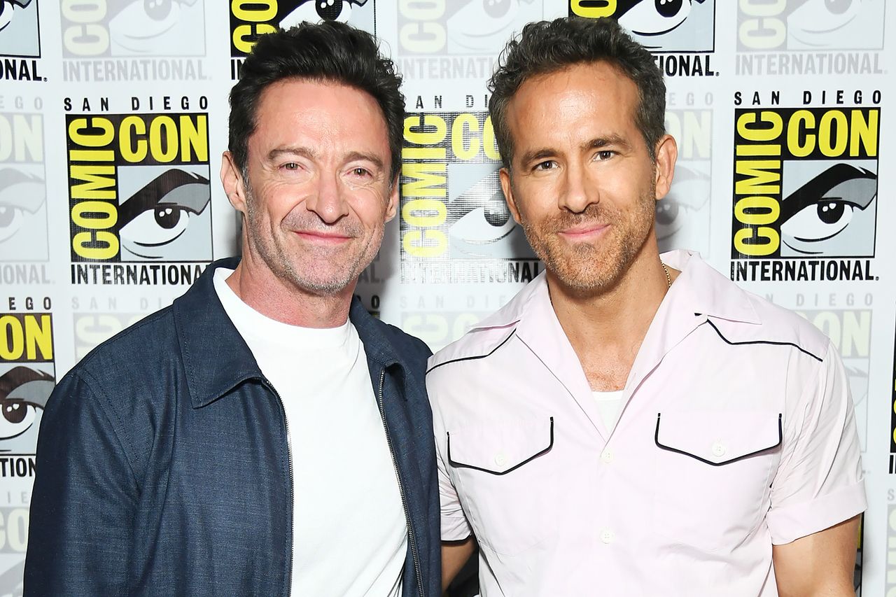 Hugh Jackman and Ryan Reynolds attend Marvel Studios: The Ultimate Deadpool & Wolverine Celebration of Life in Hall H at SDCC in San Diego, California on July 25, 2024 Hugh Jackman and Ryan Reynolds in July 2024Credit: Alberto E. Rodriguez/Getty