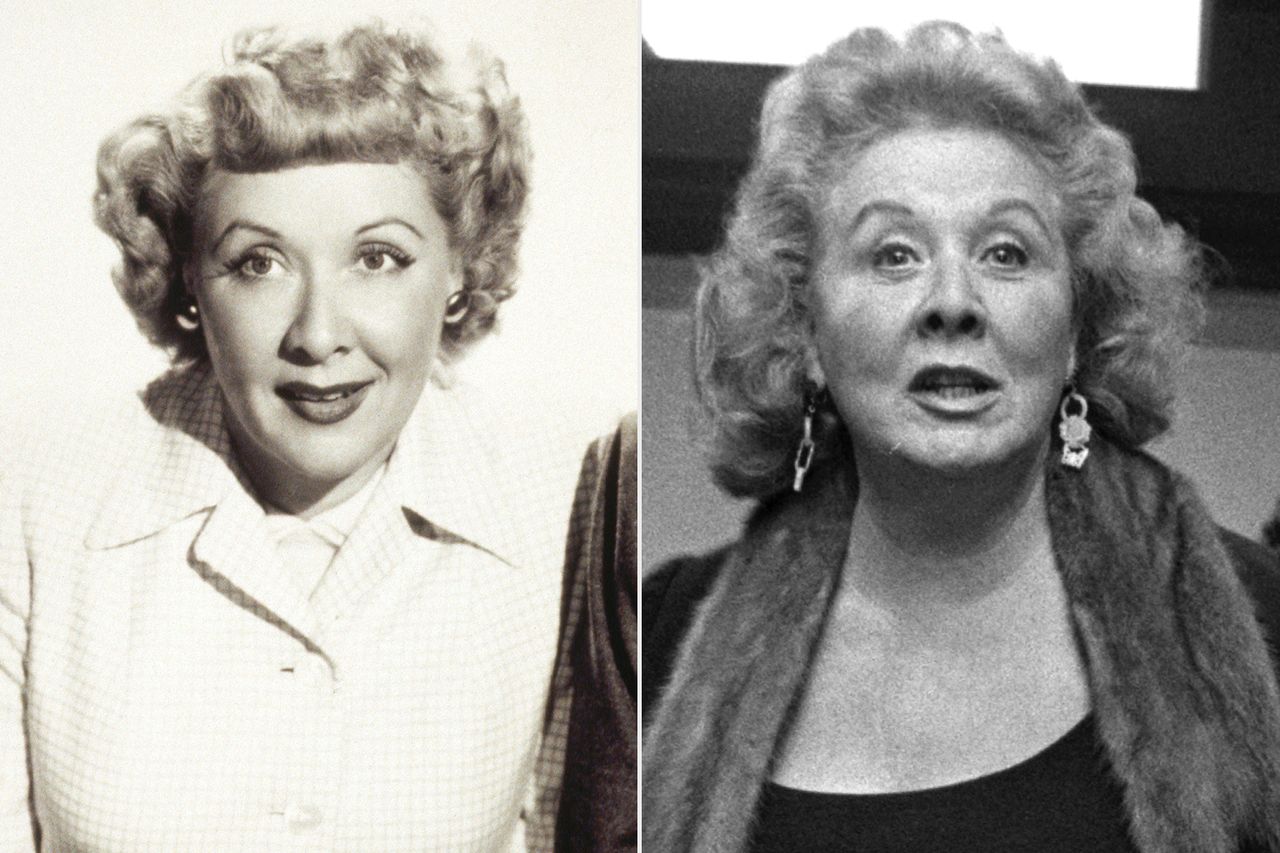 Vivian Vance on I Love Lucy; Vivian Vance in 1972 Vivian VanceCredit: CBS via Getty; Fairchild Archive/WWD/Penske Media via Getty