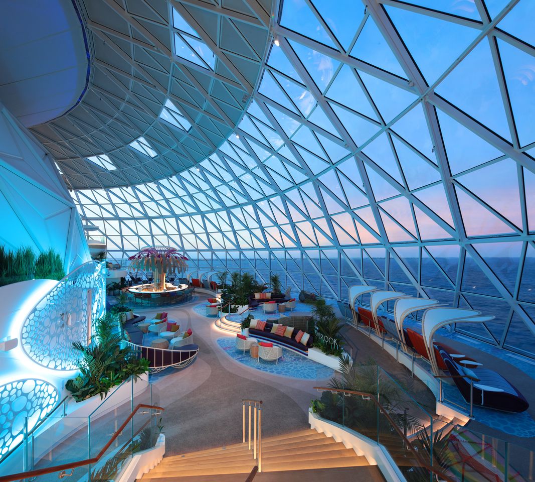 Interior shot of the AquaDome.Credit: Royal Caribibean