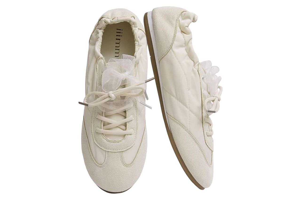iiimmu Women's Fashion Ballet Sneakers Credit: Amazon